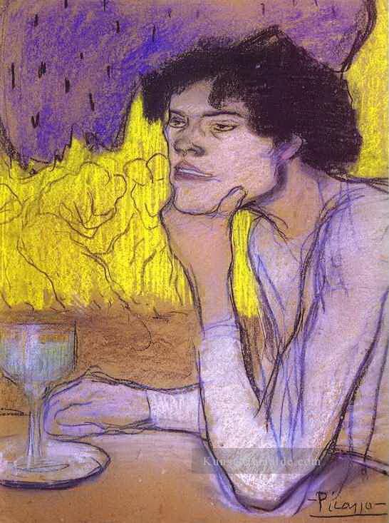 Absinth 1901 Kubisten Ölgemälde